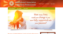 Desktop Screenshot of internationalassociationofwellnessprofessionals.org